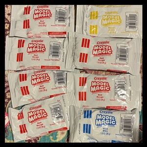 Crayola Model Magic Party Pack - Red, Yellow, Blue- 8 packs